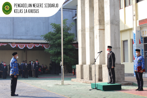 UPACARA PERINGATAN HUT RI KE - 77 DAN PERINGATAN HUT MAHKAMAH AGUNG KE - 77